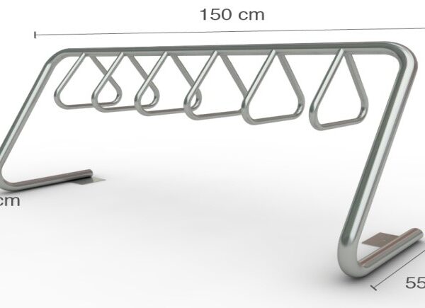 Bicicletero Triangular